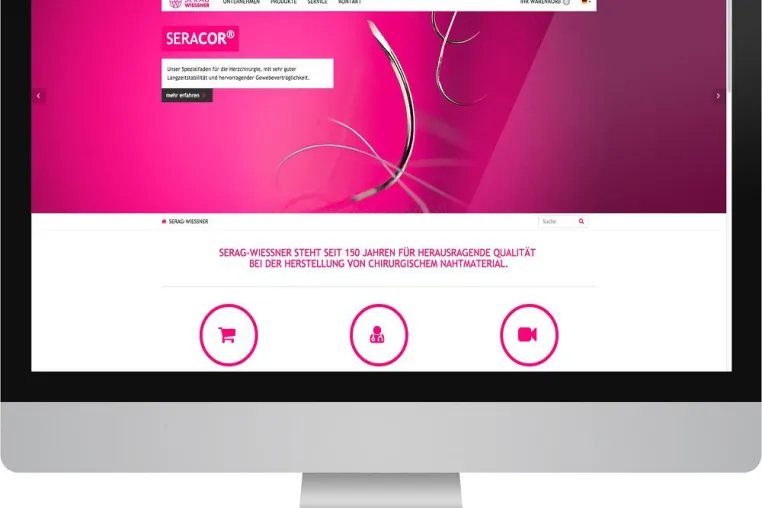Nadelstiche müssen sitzen - amadeus relauncht Website von SERAG-WIESSNER Bild: Nadelstiche müssen sitzen - amadeus relauncht Website von SERAG-WIESSNER