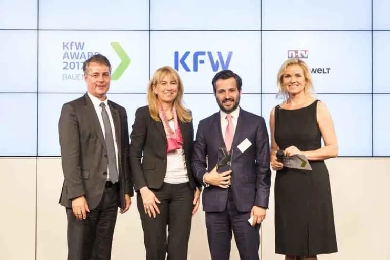 Bild: insglück betreut die Preisverleihung KfW Award Bauen 2017