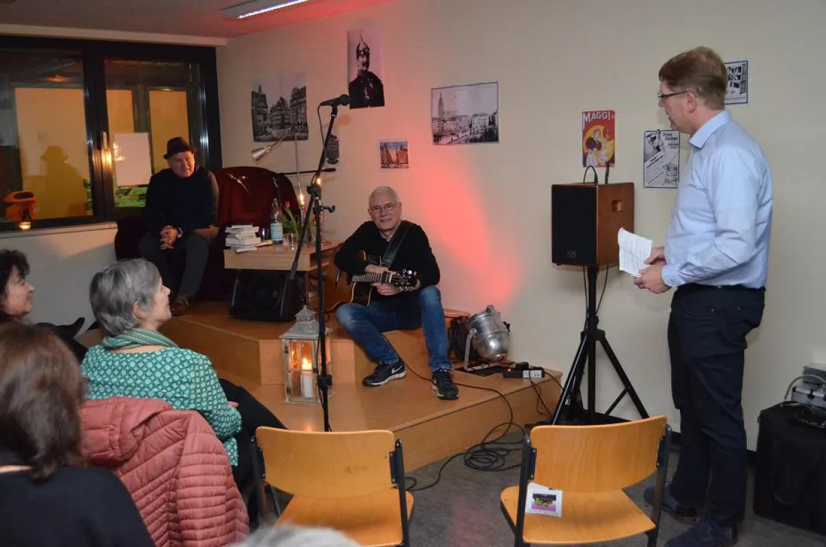 Kulinarische Autorenlesung, Hünstetten mit Meddi Müller, Harald Andres & Moderator Christian Giesen