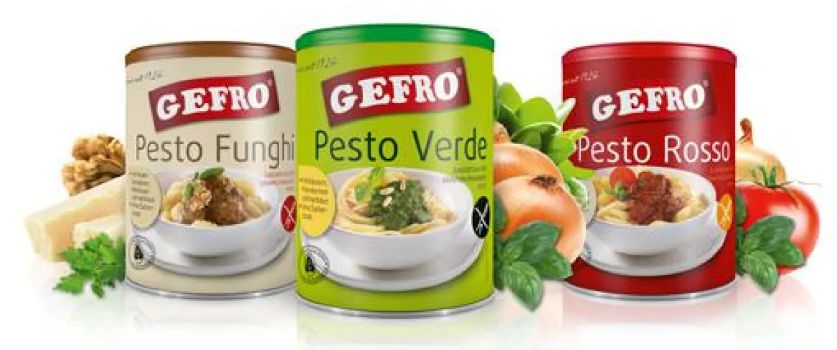 Das leckere italienische GEFRO Petsro-Trio