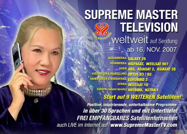 Bild: Neun weitere Satelliten für Supreme Master Television