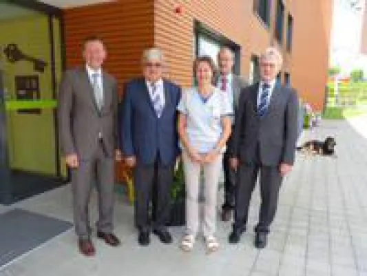 Bild: Landrat Widmaier zu Besuch in Pflegeheimen in Österreich und der Schweiz
