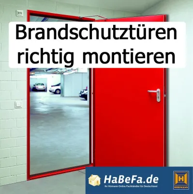 Bild: Die 10 häufigsten Fehler bei der Montage von Brandschutztüren in Mauerwerk und Beton von HaBeFa.de