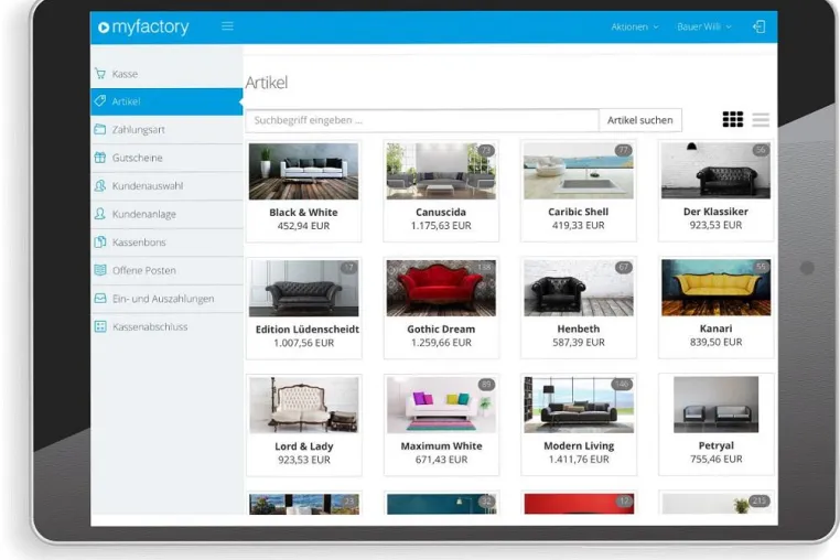 Kasse aus der Cloud: Myfactory digitalisiert den Point of Sale Bild: Kasse aus der Cloud: Myfactory digitalisiert den Point of Sale