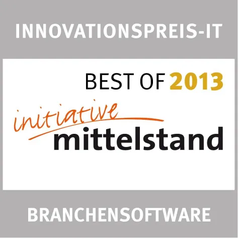 Bild: INVEP wird beim INNOVATIONSPREIS-IT 2013 als „BEST OF“-Lösung ausgezeichnet