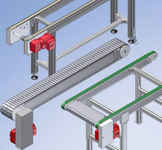 Transfersysteme als CAD-Modell verfügbar Bild: Transfersysteme als CAD-Modell verfügbar
