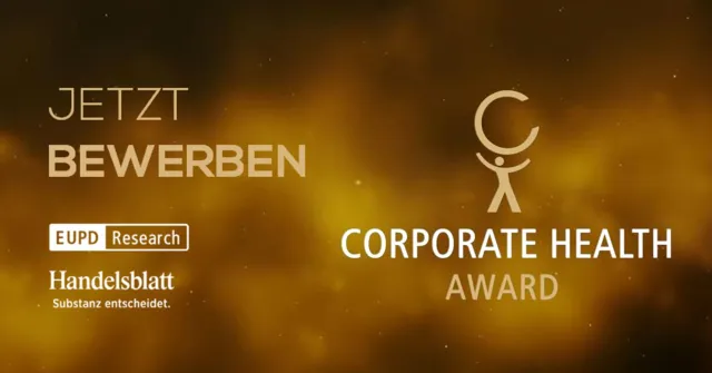 Bild: Bewerbung um den Corporate Health Award 2022 gestartet 