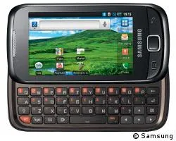 Samsung Galaxy 551: Android-Smartphone mit QWERTZ-Tastatur im Test Bild: Samsung Galaxy 551: Android-Smartphone mit QWERTZ-Tastatur im Test