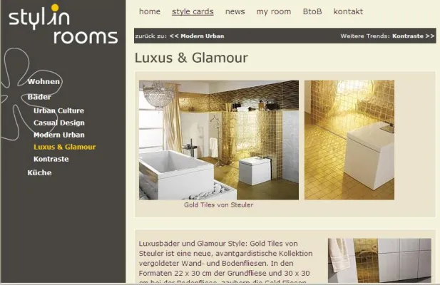 Bild: Wohntrends: Glamour und Luxus