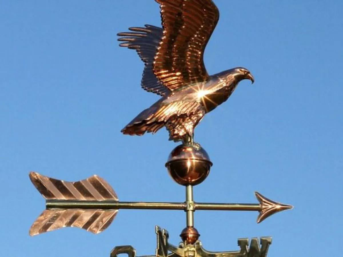 Neuer Wetterhahn fürs Dach