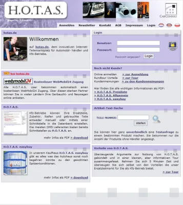 Bild: Kooperation zwischen der Teilebörse H.O.T.A.S. und der Fahrzeugbörse WebMobil24