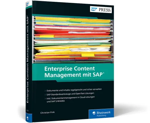 Das Handbuch zu Dokumentenmanagement und ECM: Enterprise Content Management mit SAP von Christian Fink Bild: Das Handbuch zu Dokumentenmanagement und ECM: Enterprise Content Management mit SAP von Christian Fink