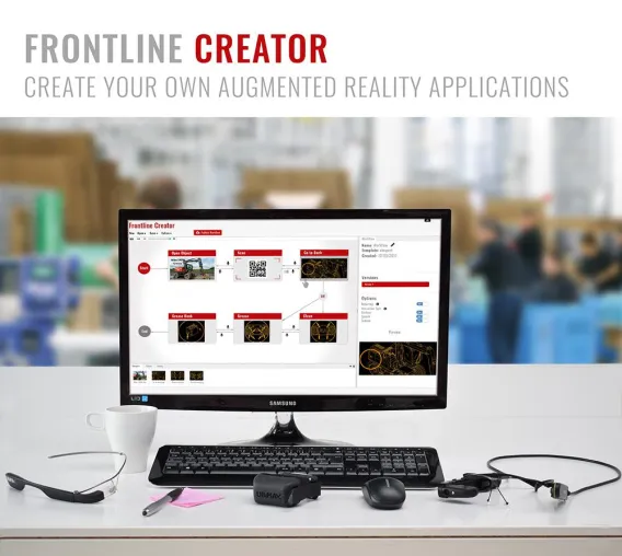 Ubimax veröffentlicht „Frontline Creator“ Tool zur einfachen Erstellung eigener Augmented Reality Anwendungen Bild: Ubimax veröffentlicht „Frontline Creator“ Tool zur einfachen Erstellung eigener Augmented Reality Anwendungen