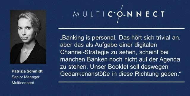 Bild: Chancen für Filialbanken - Multiconnect veröffentlicht gratis Booklet zu Personal Digital Banking.