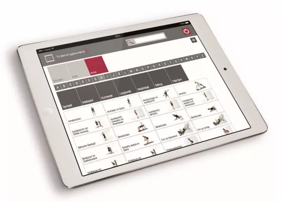 Bild: Programm zur Trainingplanung: Trainingssoftware auch für Total Gym Geräte