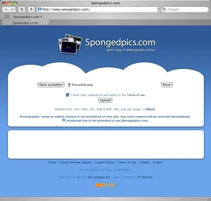 Bild: The Sponged.net startet gratis Bilderservice