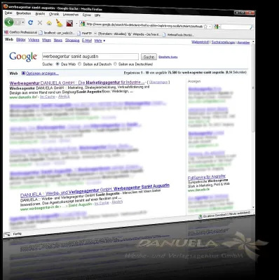 Bild: Suchmaschinenmarketing (SEO/SEM) bei Unternehmen erfolgreich abgeschlossen