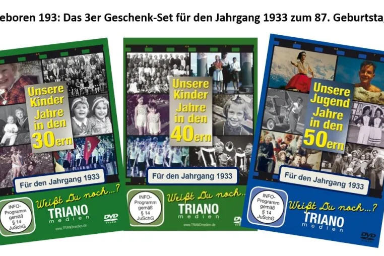 Bild: Zum 87. Geburtstag: Originelle Geschenkidee mit viel Freude für liebe Menschen vom Jahrgang 1933