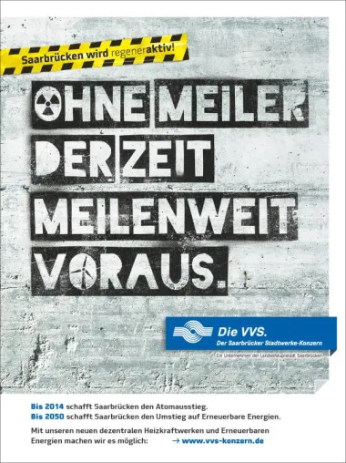 Bild: „Saarbrücken wird regeneraktiv“ - Haag entwickelt Energiekampagne für die VVS
