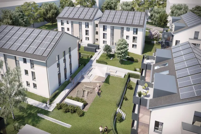 Bild: Erstes CO²-neutrales Wohnquartier im Rems-Murr-Kreis