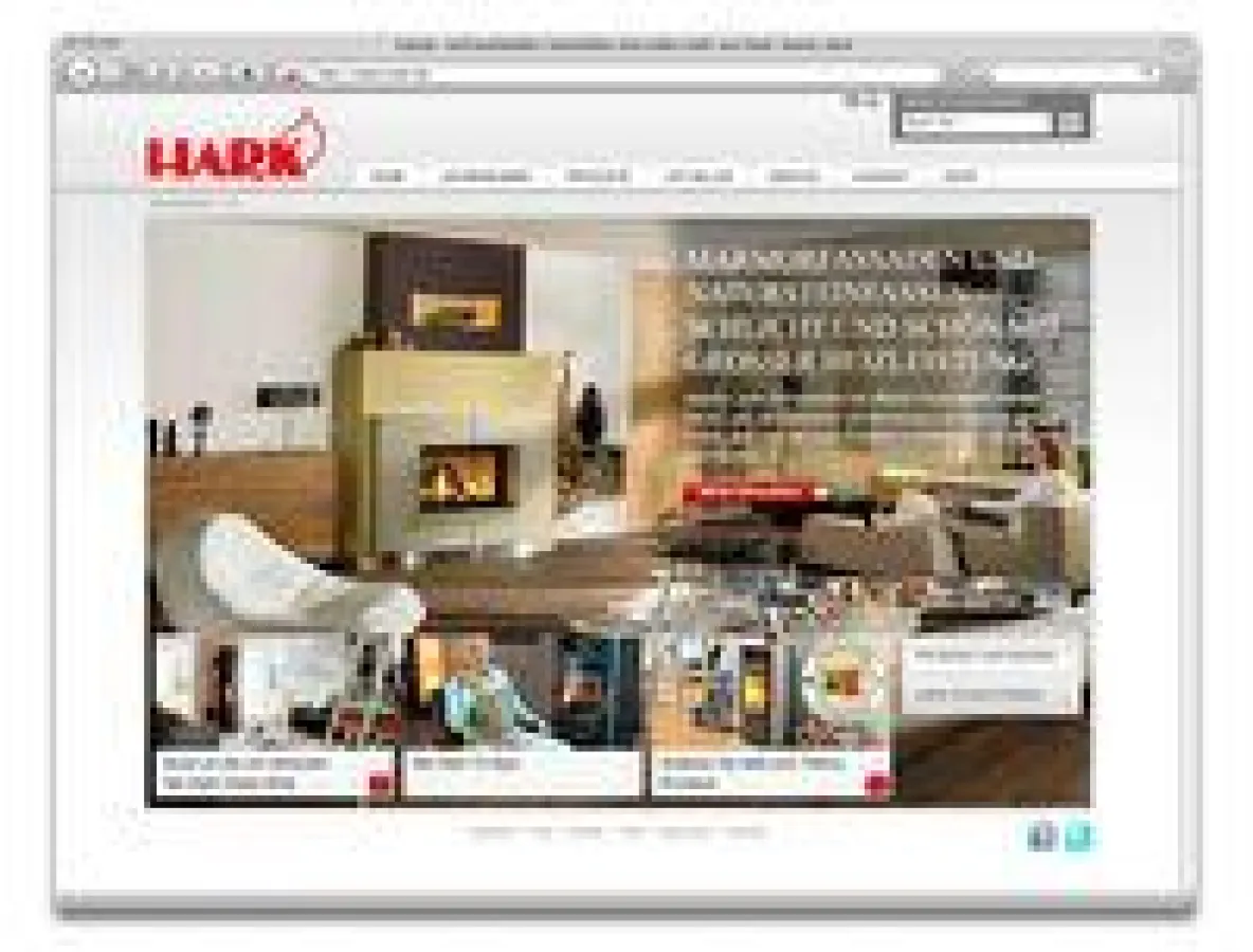 Welcher Kamin passt zu mir? Die Antwort auf diese Frage gibt Hark mit seinem neu gestalteten Internetauftritt unter www.hark.de. F