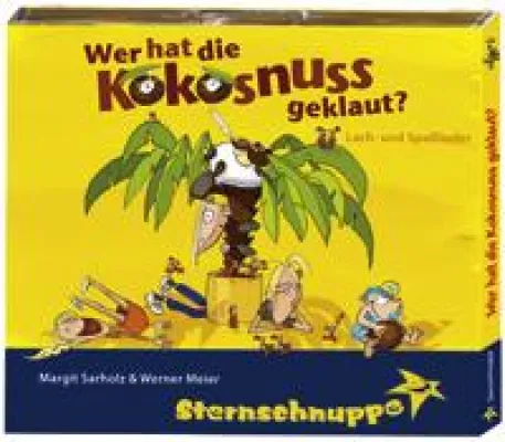 Bild: Die neue Kinderlieder-CD von Sternschnuppe - Wer hat die Kokosnuss geklaut?