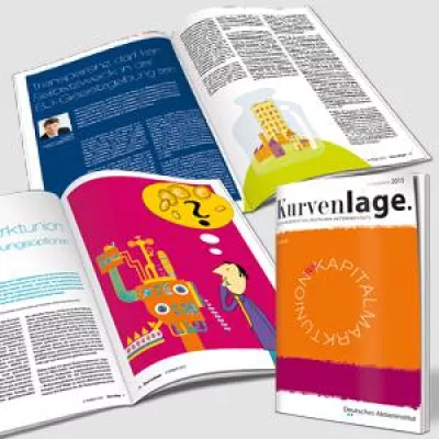 Bild: Pantos realisiert für das Deutsche Aktieninstitut die neue Ausgabe der Kurvenlage.