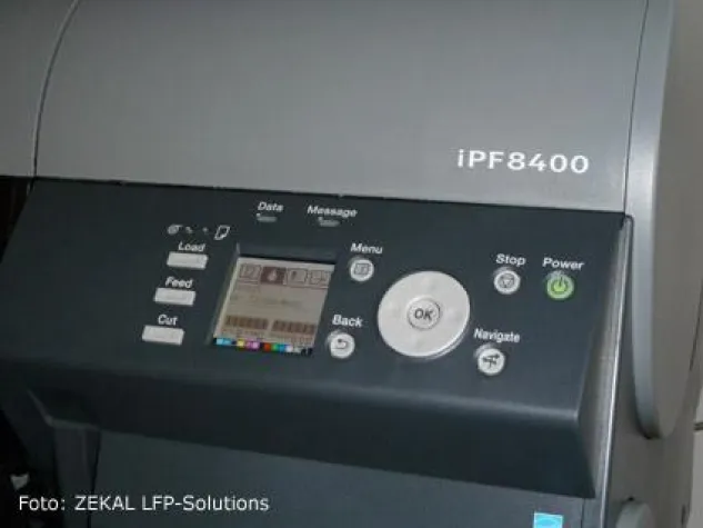 Bild: Neue Druckerinstallation bei ZEKAL LFP-Solutions