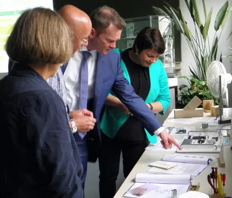 Sozialministerin Drese zu Besuch im BFW Stralsund Bild: Sozialministerin Drese zu Besuch im BFW Stralsund