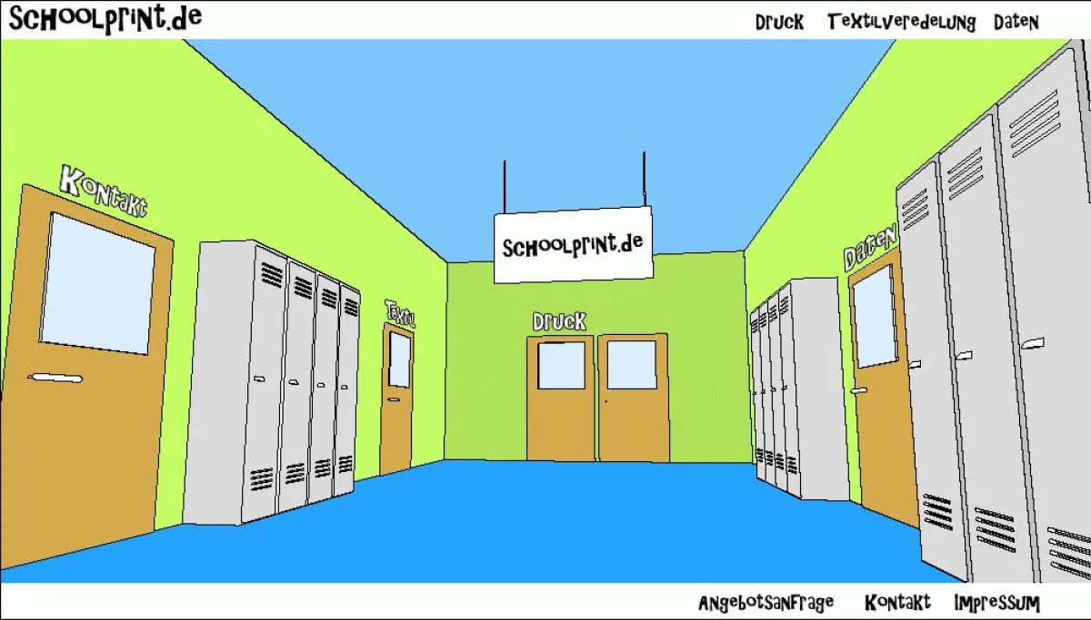 Screenshot von schoolprint.de