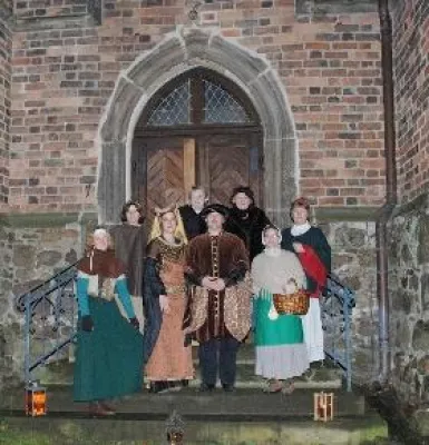 Bild: Mittelalterliches Fackelscheintheater