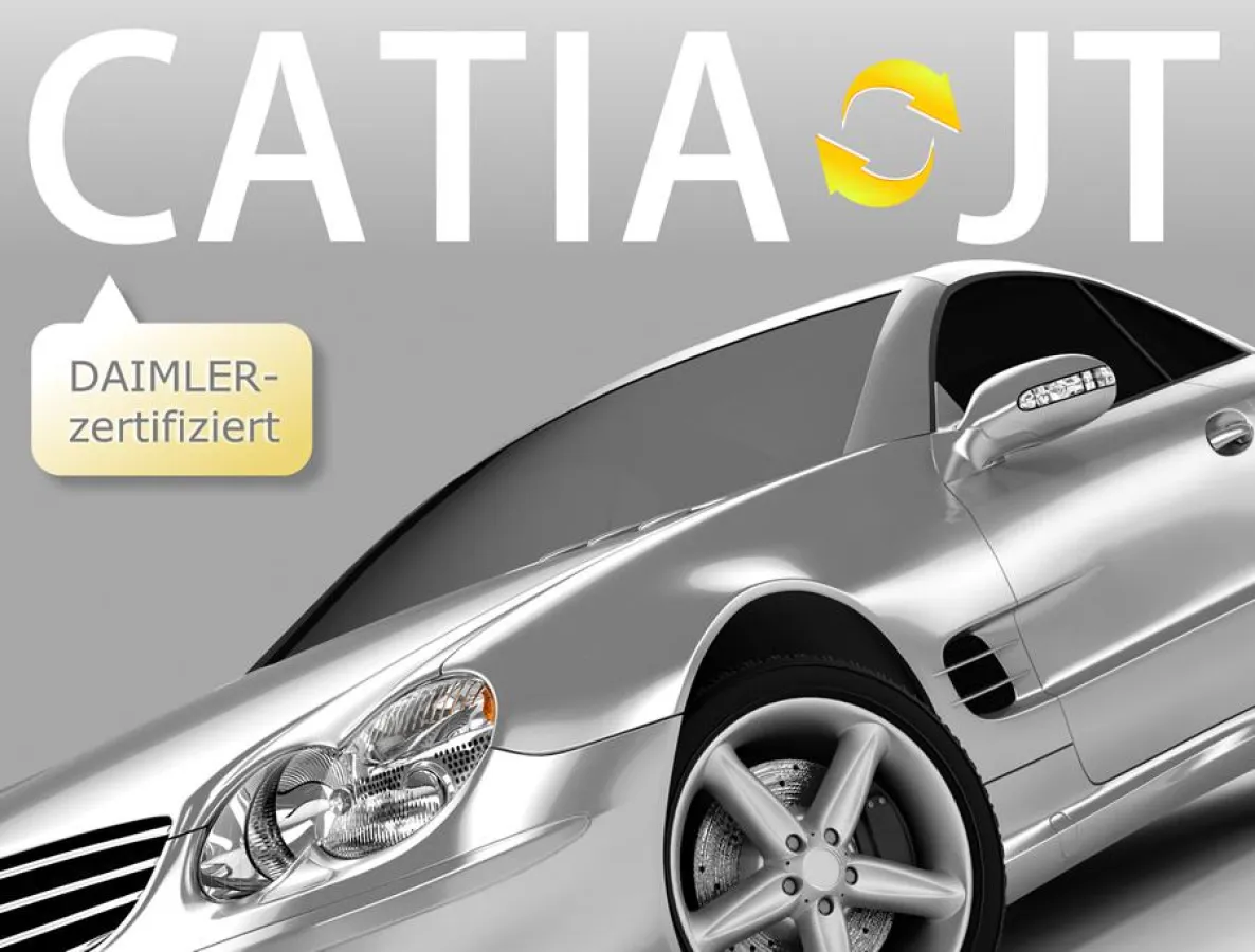 Zertifizierter CATIA-JT-Konverter für Daimler-Zulieferer.
