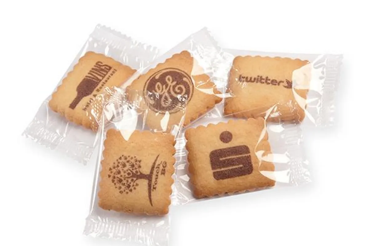 Bedruckte Kekse als Werbemittel