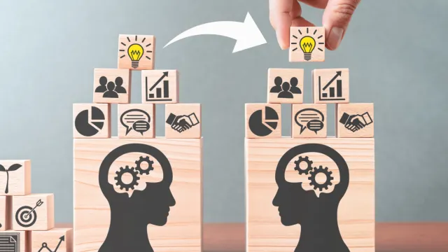 Bild: Wissenstransfer in die unbewusste Kompetenz