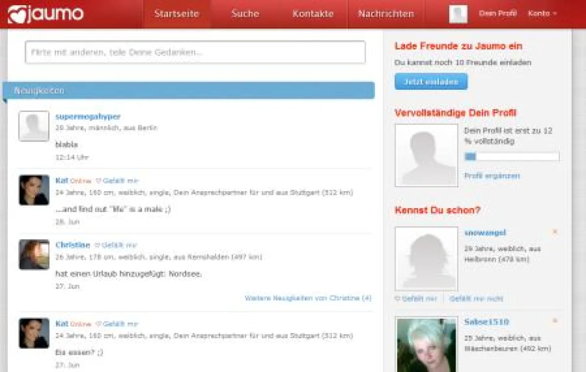Mit jaumo.com startet ein neues Dating-Portal!