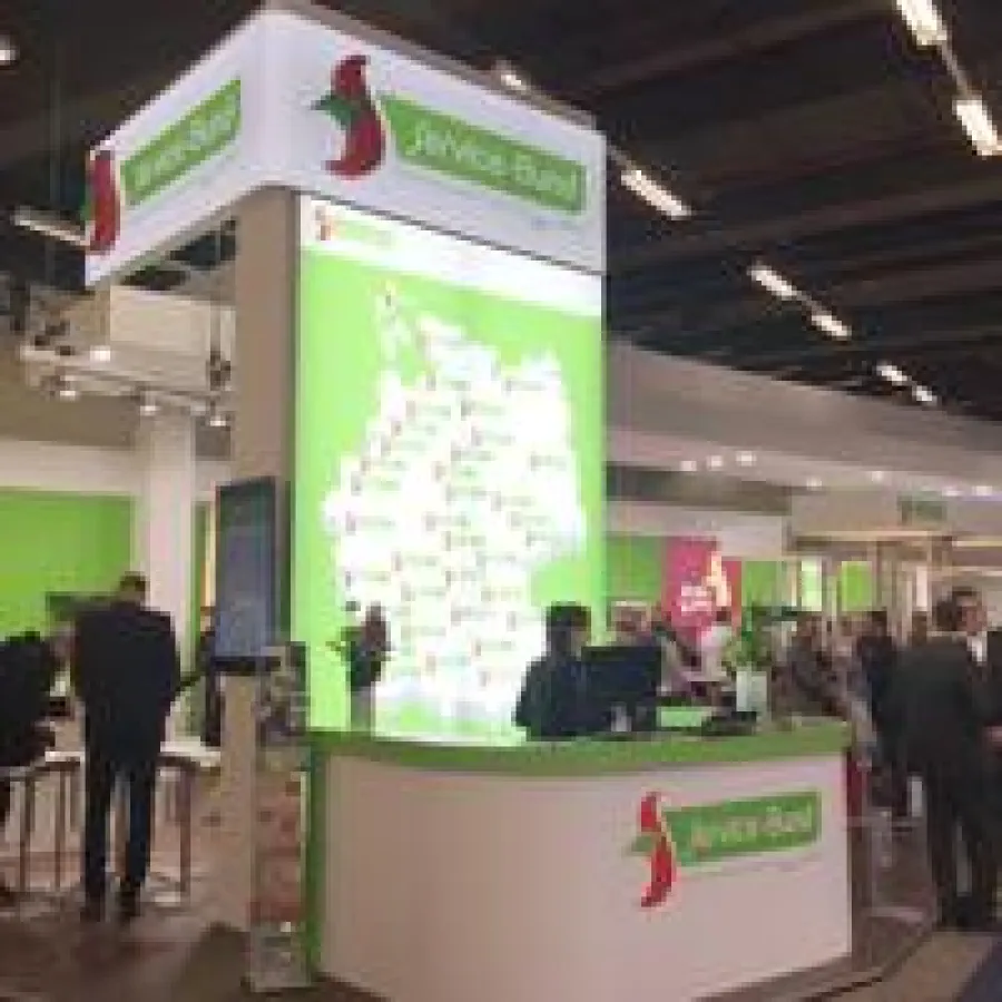 Der Service-Bund auf der Internorga mit seinem 200 Quadratmeter großen Stand.