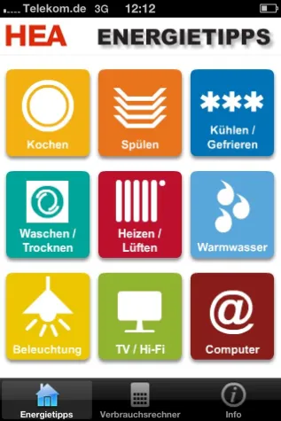 Bild: Energieeffizienz auf Fingerdruck