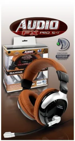 Bild: Stilvoller Lauschangriff - GAMERSWARE präsentiert eDimensional AudioFX Pro 5.1 Gaming Headset