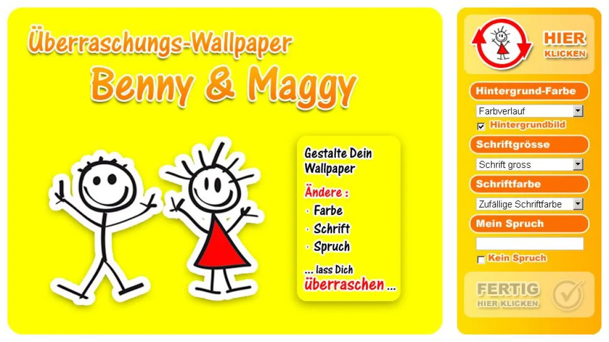 Benny & Maggy Paperwall - Screenshot