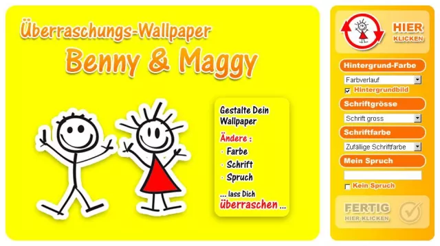 Bild: Das erste „Kreativ-Wallpaper mit Überraschungs-Effekt“