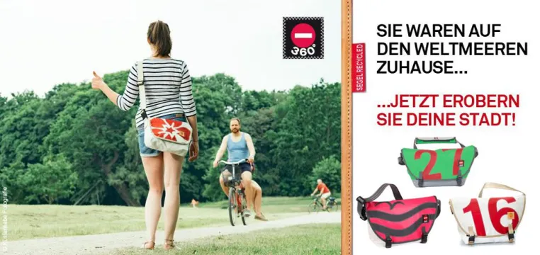 Bild: 360° Segeltuchtaschen im eigenen Design – der interaktive Taschendesigner geht online