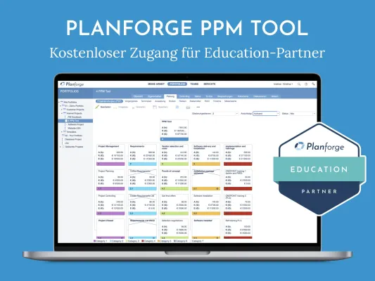 Bild: Planforge kündigt für Hochschulen kostenlosen Zugang zu standardbasiertem PPM-Tool an