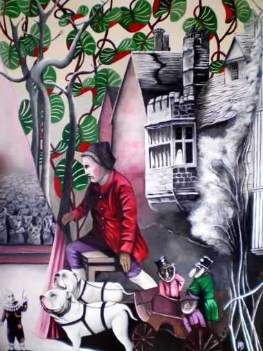 Galerie art private room präsentiert - Ann Besier - "Hinter den Spiegeln..." Bild: Galerie art private room präsentiert - Ann Besier - "Hinter den Spiegeln..."