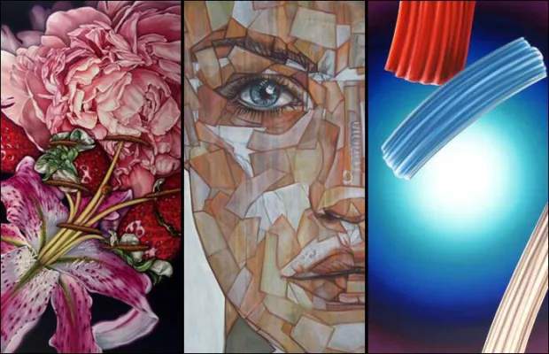 Bild: 'Phenomenon' – Malerei von Ivar Kaasik in einer Ausstellung bei 'art place berlin' – bis 15. Mai 2016