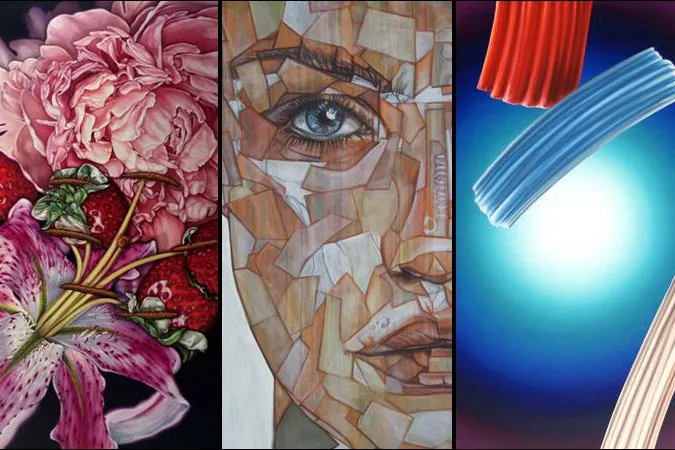 Bild: 'Phenomenon' – Malerei von Ivar Kaasik in einer Ausstellung bei 'art place berlin' – bis 15. Mai 2016