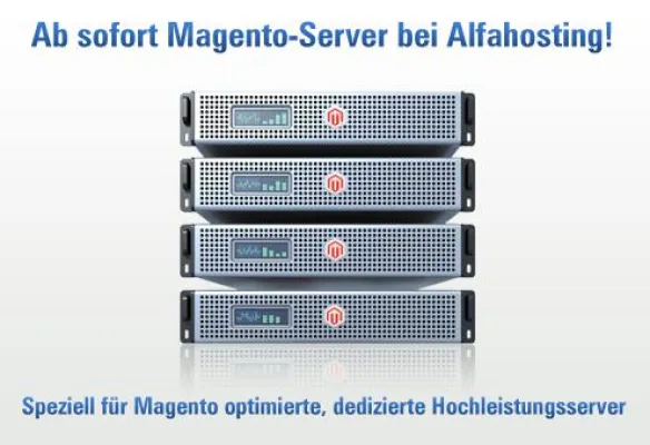 Bild: Alfahosting bietet Magento-Server an