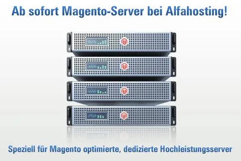 Bild: Alfahosting bietet Magento-Server an