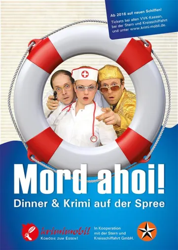 Mord Ahoi! Krimi & Dinner in Berlin auf der Spree Bild: Mord Ahoi! Krimi & Dinner in Berlin auf der Spree
