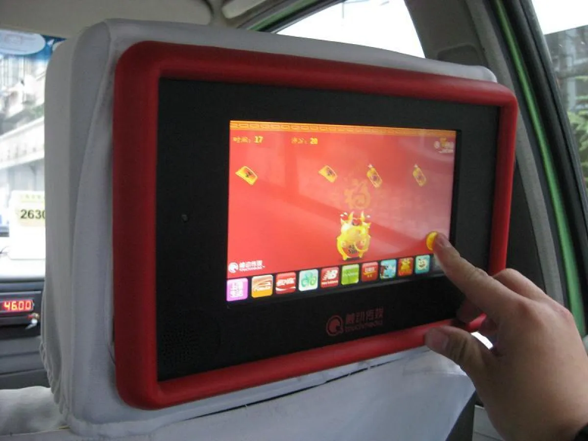 Touchscreen in Verwendung