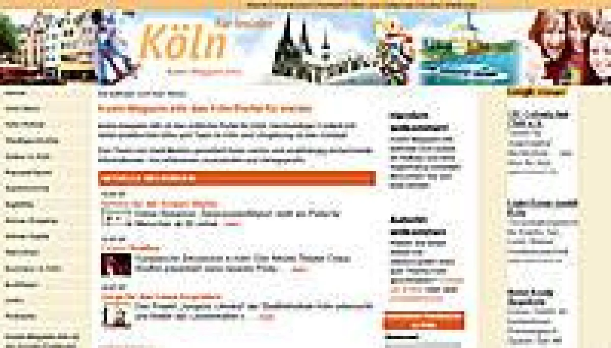 Das neue Köln-Portal für Insider: www.koeln-magazin.info